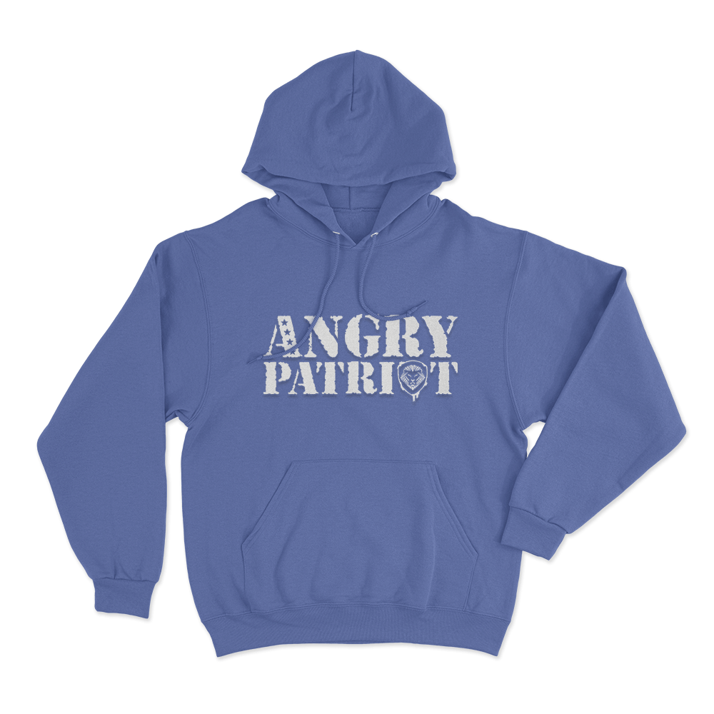Angry Patriot Unisex Hoodie Blue Angry Patriot Unisex Hoodie Blue