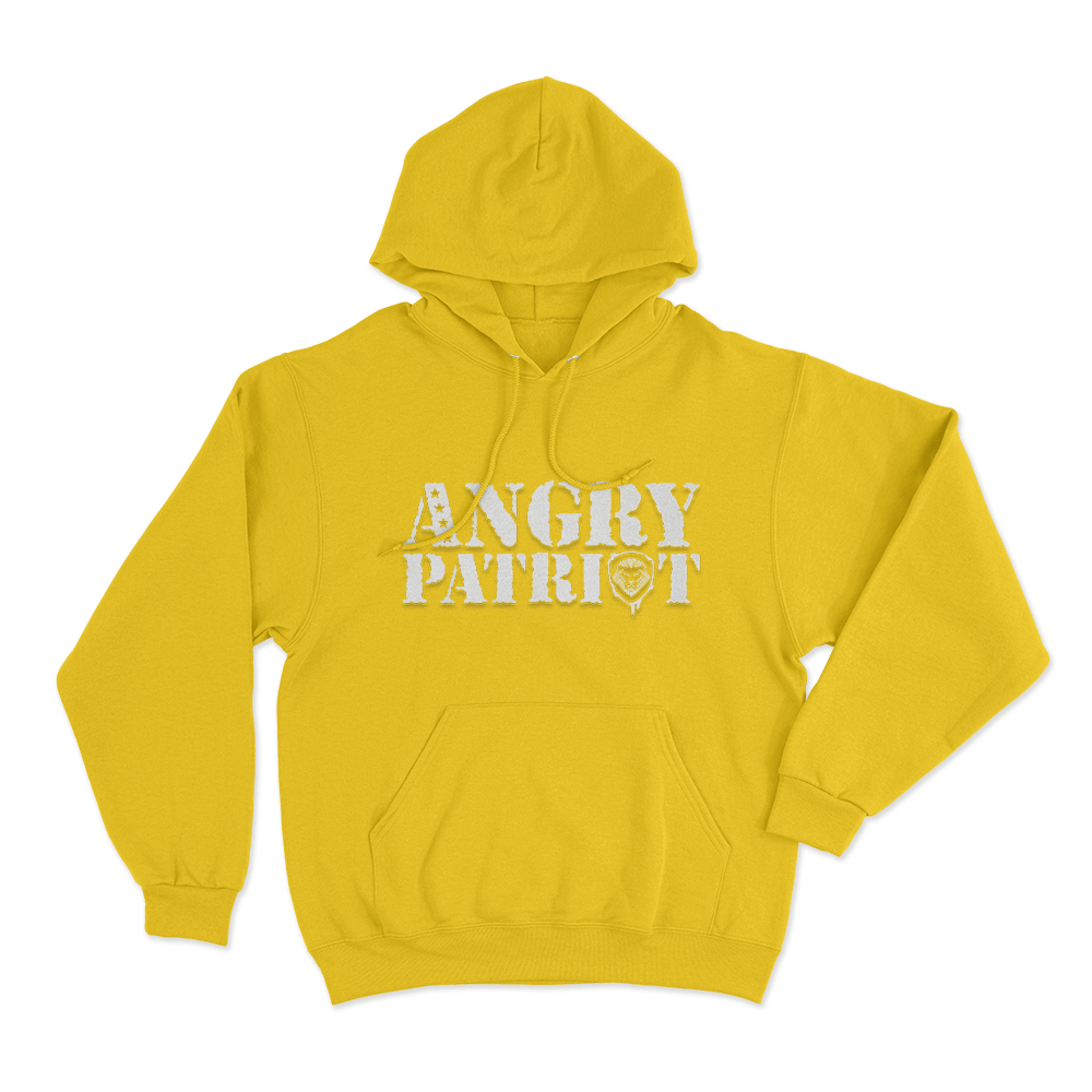 Angry Patriot Unisex Hoodie Yellow Angry Patriot Unisex Hoodie Yellow