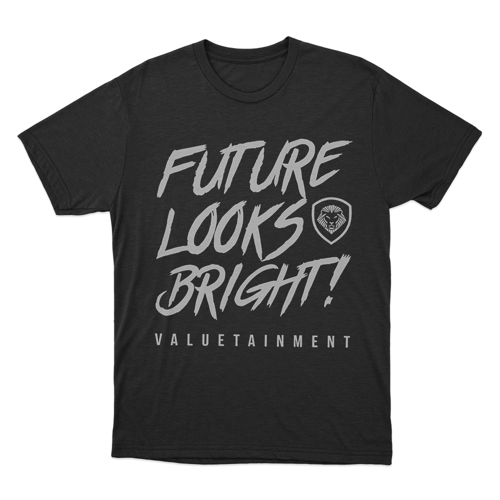 Future Looks Bright Unisex T Shirt Black Future Looks Bright Unisex T Shirt Black