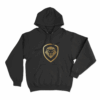 Golden Lion Logo Unisex Hoodie Black