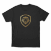 Golden Lion Logo Unisex T Shirt Black